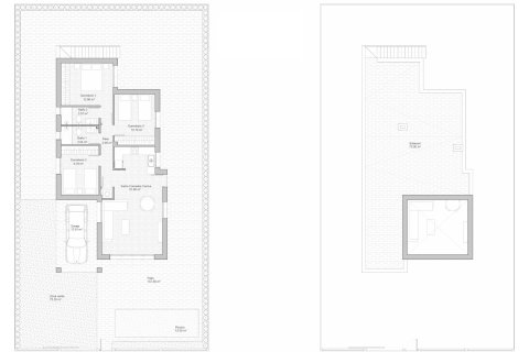 Layout 3 bedrooms, 108.02 sq.m. in SERENA GARDEN VILLAS in Los Alcazares, Murcia, Spain No. 161326