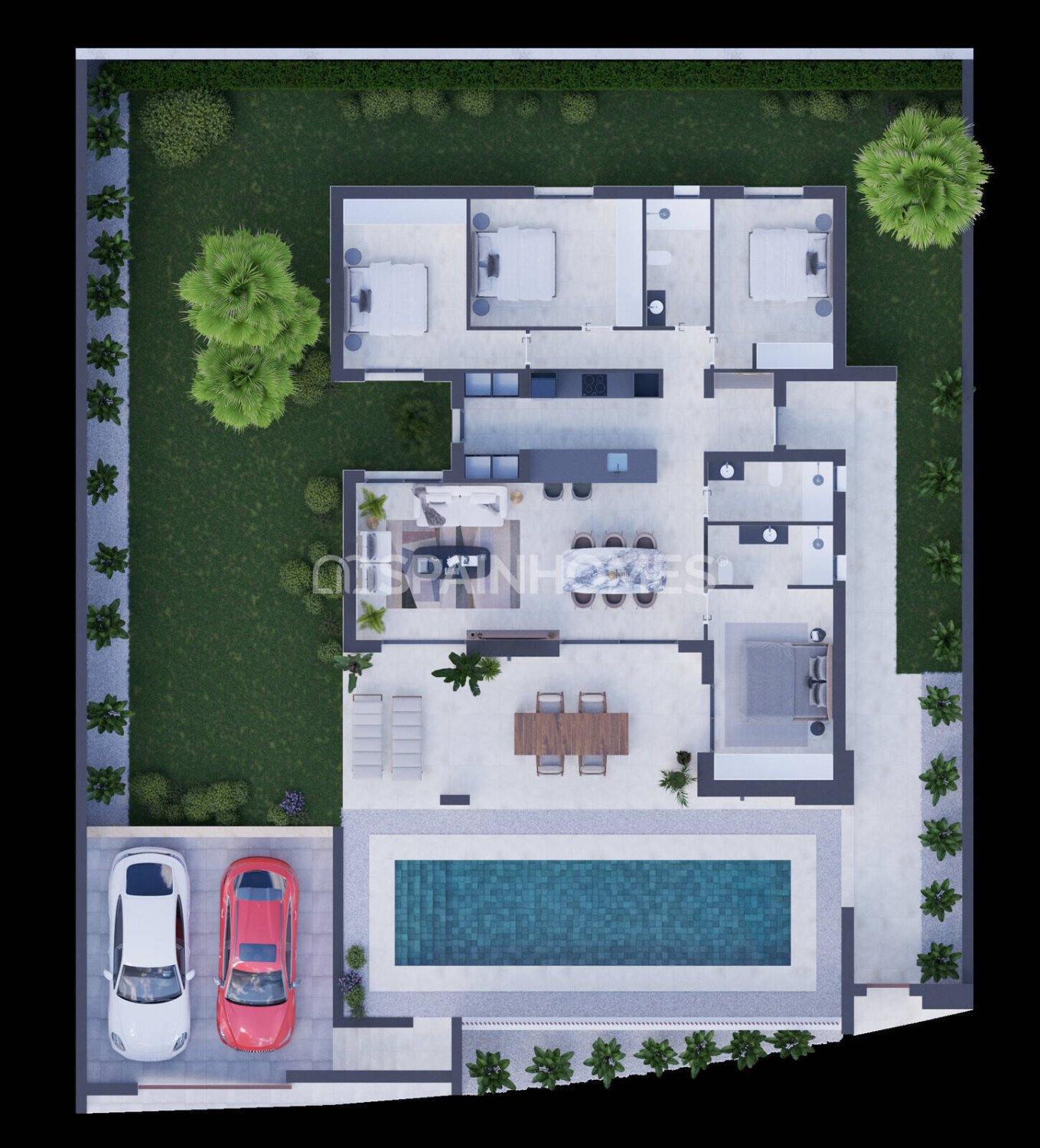 Huvila Finestrat, Alicante, Espanja 4 makuuhuonetta, 142 m2 No. 146462