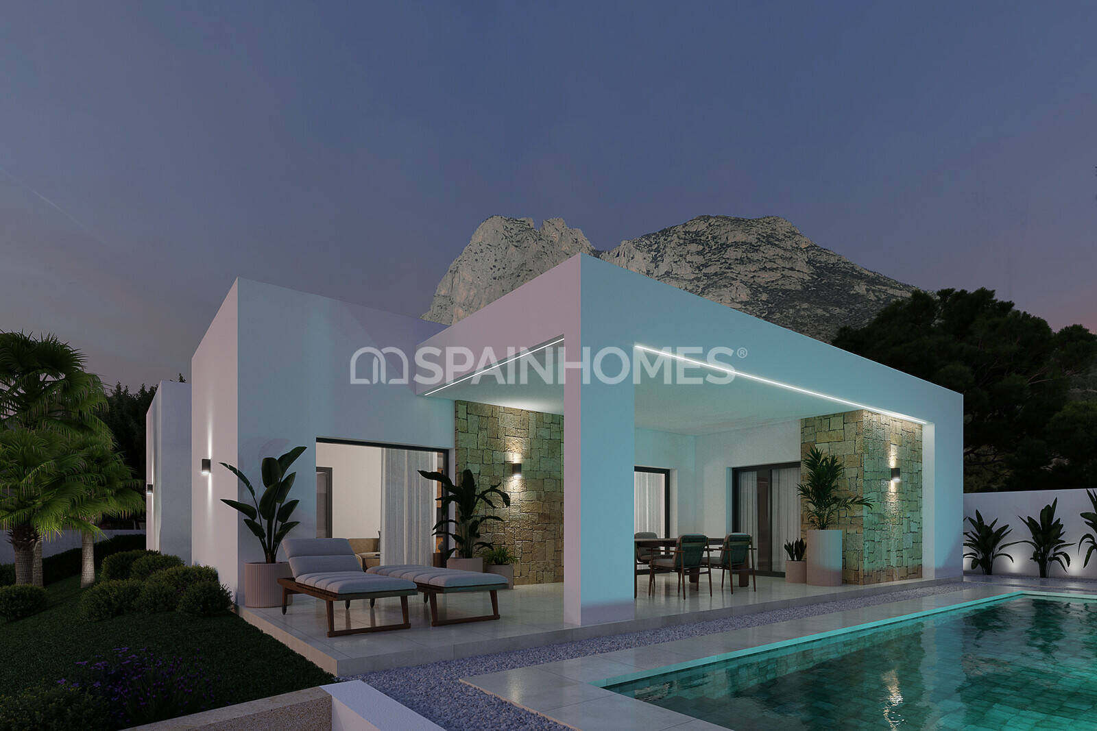 Huvila Finestrat, Alicante, Espanja 4 makuuhuonetta, 142 m2 No. 146462
