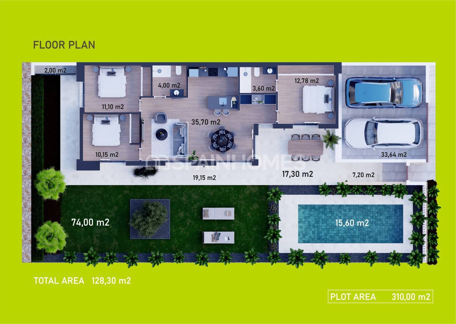 Huvila Finestrat, Alicante, Espanja 4 makuuhuonetta, 142 m2 No. 146462