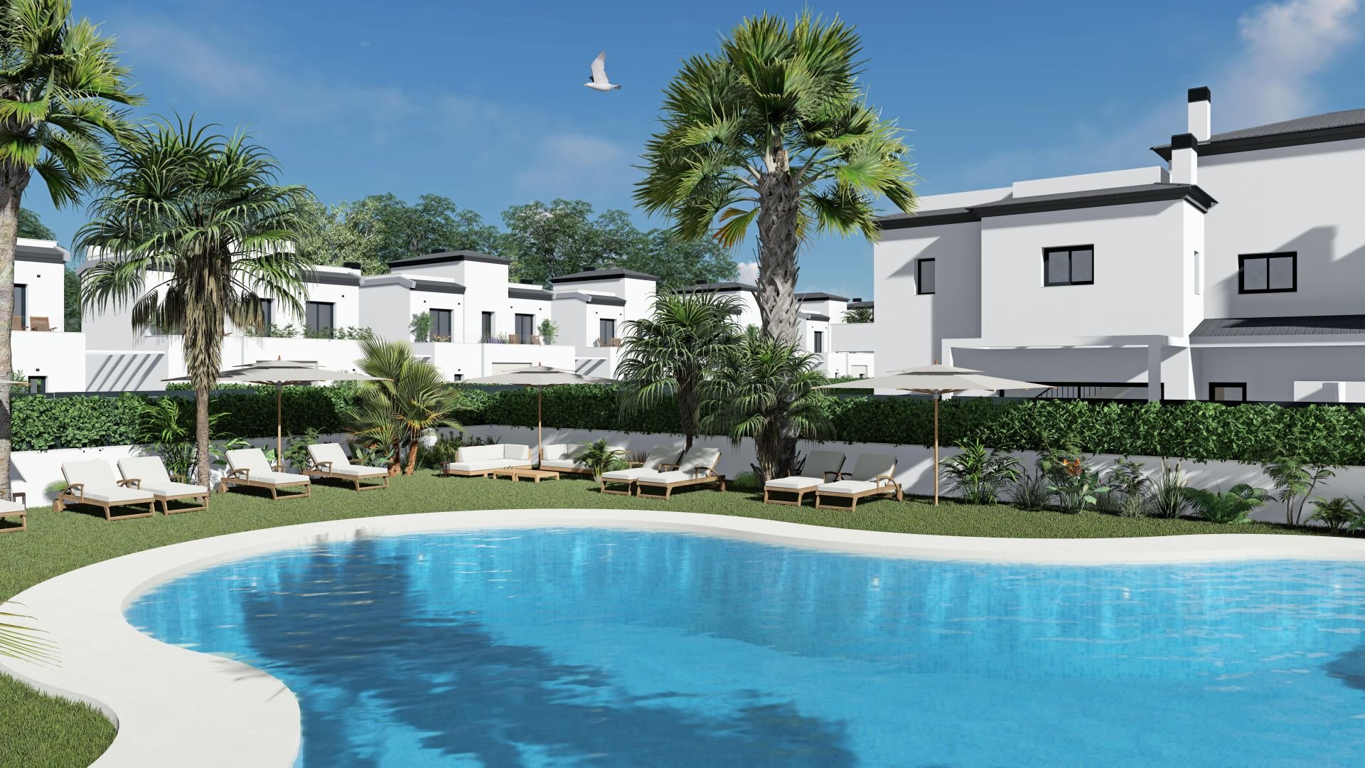 Bungalowi Santa Pola, Alicante, Espanja 3 makuuhuonetta, 93 m2 No. 95742