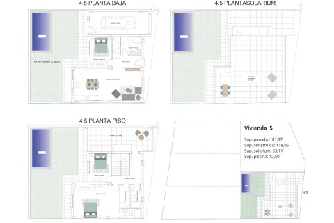Villa in vendita a Los Belones, Murcia, Spagna 3 camere da letto, 118 mq. N° 142252 - foto 9