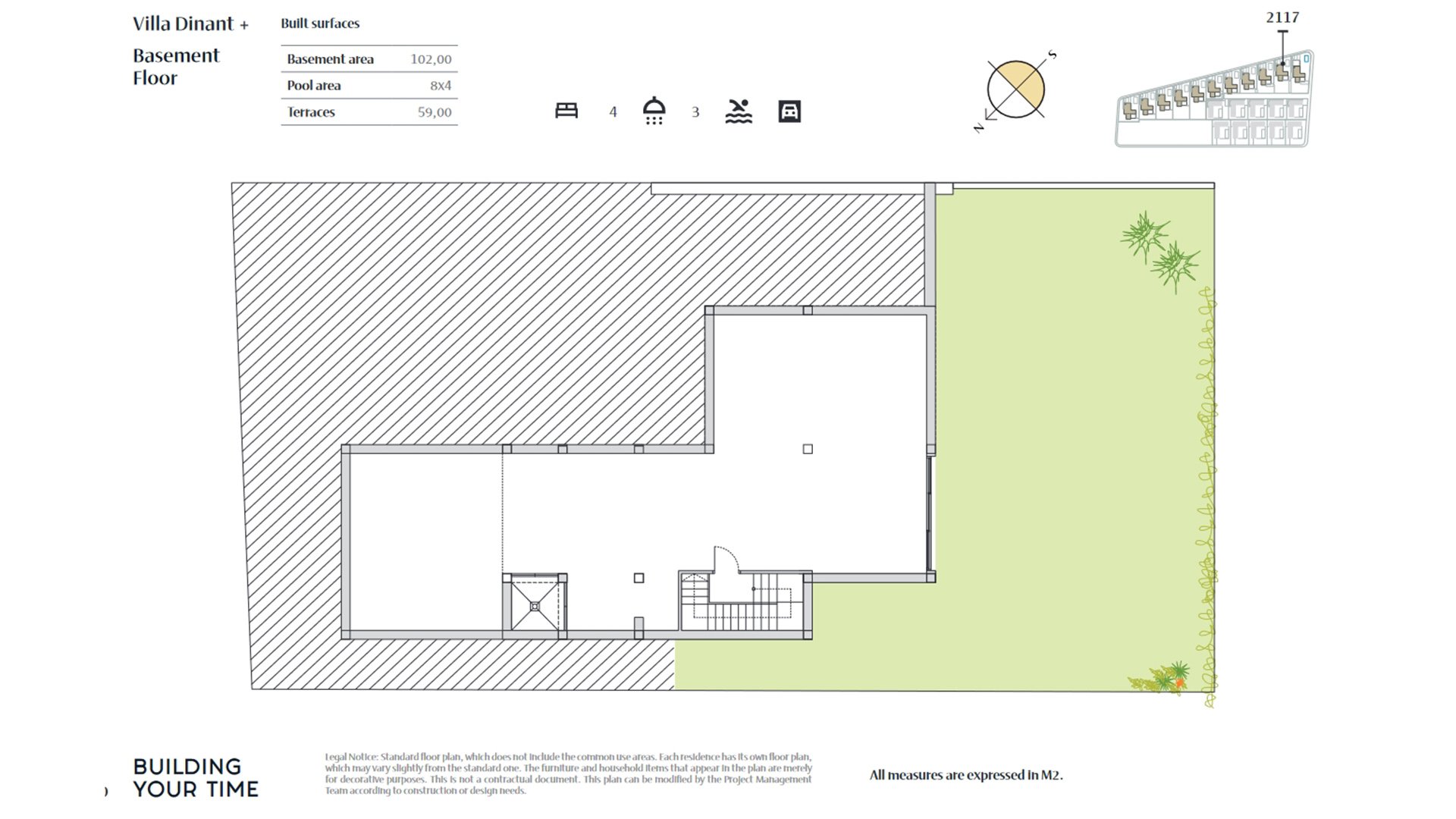 Villa i Dinant, Algorfa, Alicante, Spanien 4 sovrum, 156 kvm. Nr. 51603