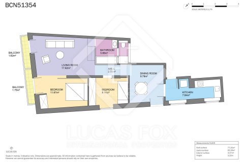 Apartament w Barcelona, Hiszpania 2 sypialnie, 73 mkw. nr 164339 – zdjęcie 19