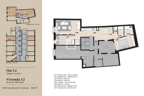 Продажа квартиры в Барселона, Испания 2 спальни, 83м2 №192826 - фото 16