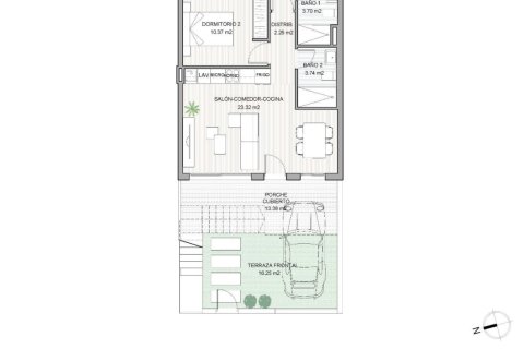 Bungalow w San Pedro del Pinatar, Murcia, Hiszpania 2 sypialnie, 70 mkw. nr 187160 – zdjęcie 17