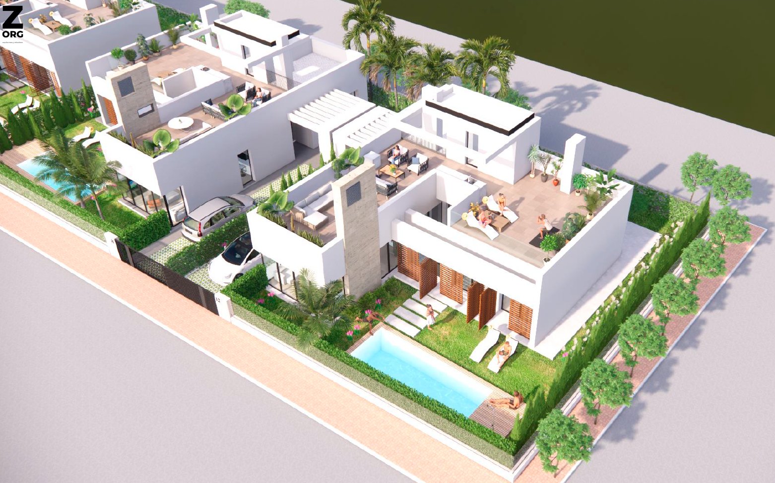 Villa à Santa Rosalia, Murcia, Espagne 3 chambres, 140 m2 No. 151067