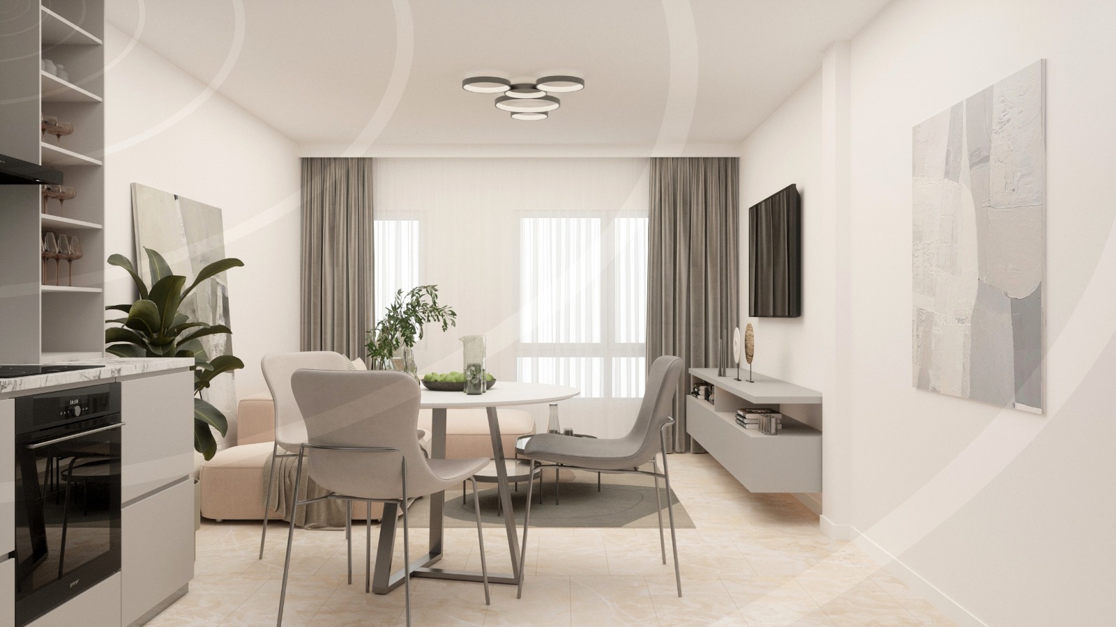Dzīvoklis Alicante, Spānijā 1 istaba, 84 m2 Nr. 151065
