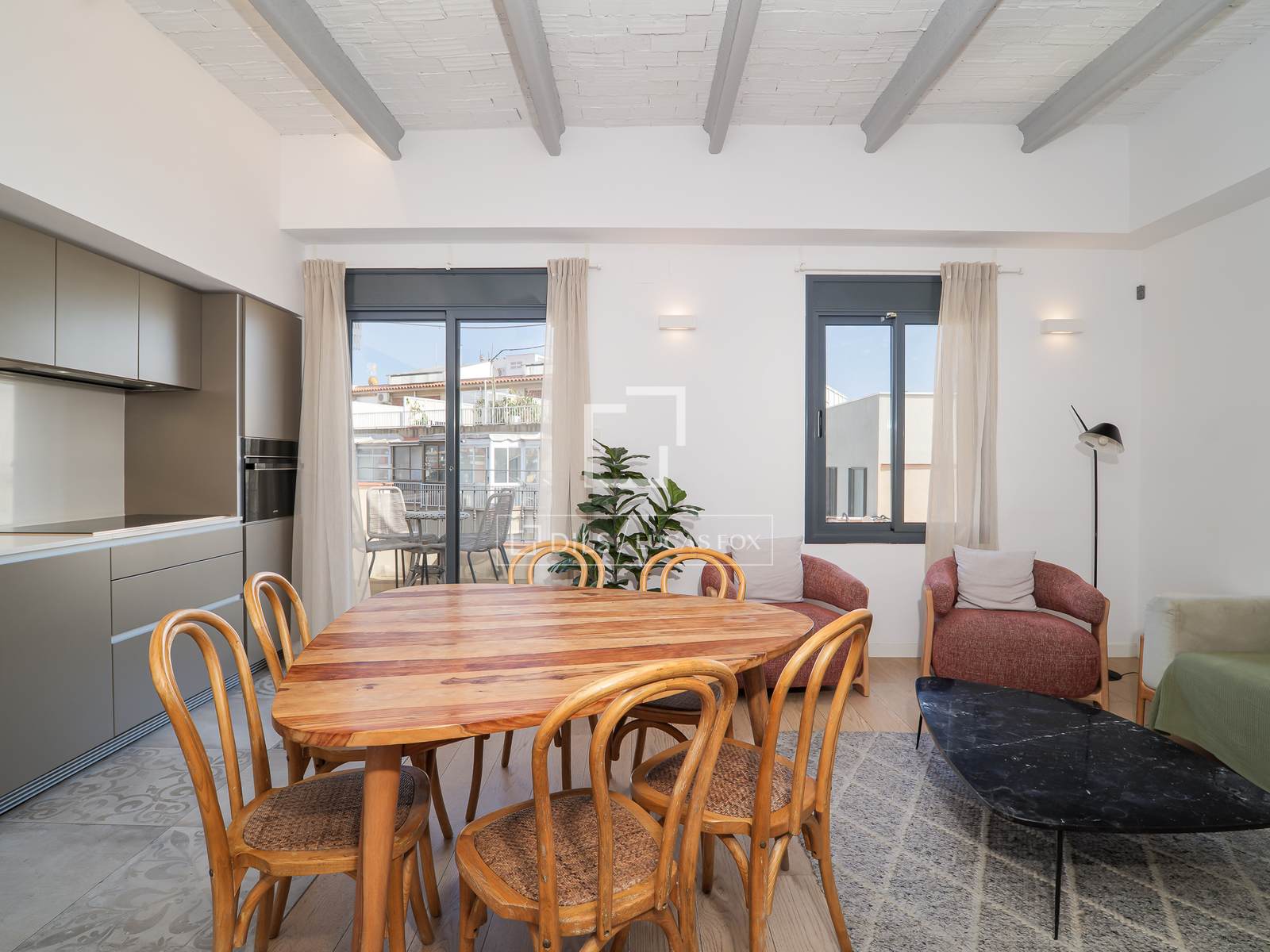 Penthouse in Barcelona, Spain 3 bedrooms, 81 sq.m. No. 166773