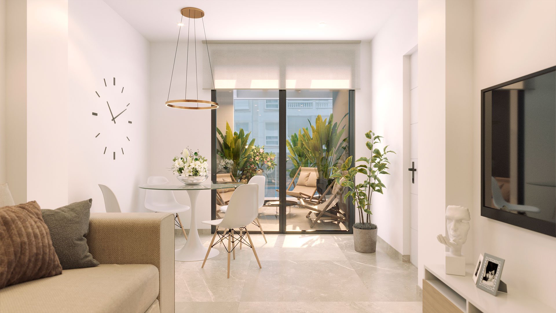 Apartment à Torrevieja, Alicante, Espagne 1 chambre, 54 m2 No. 163952