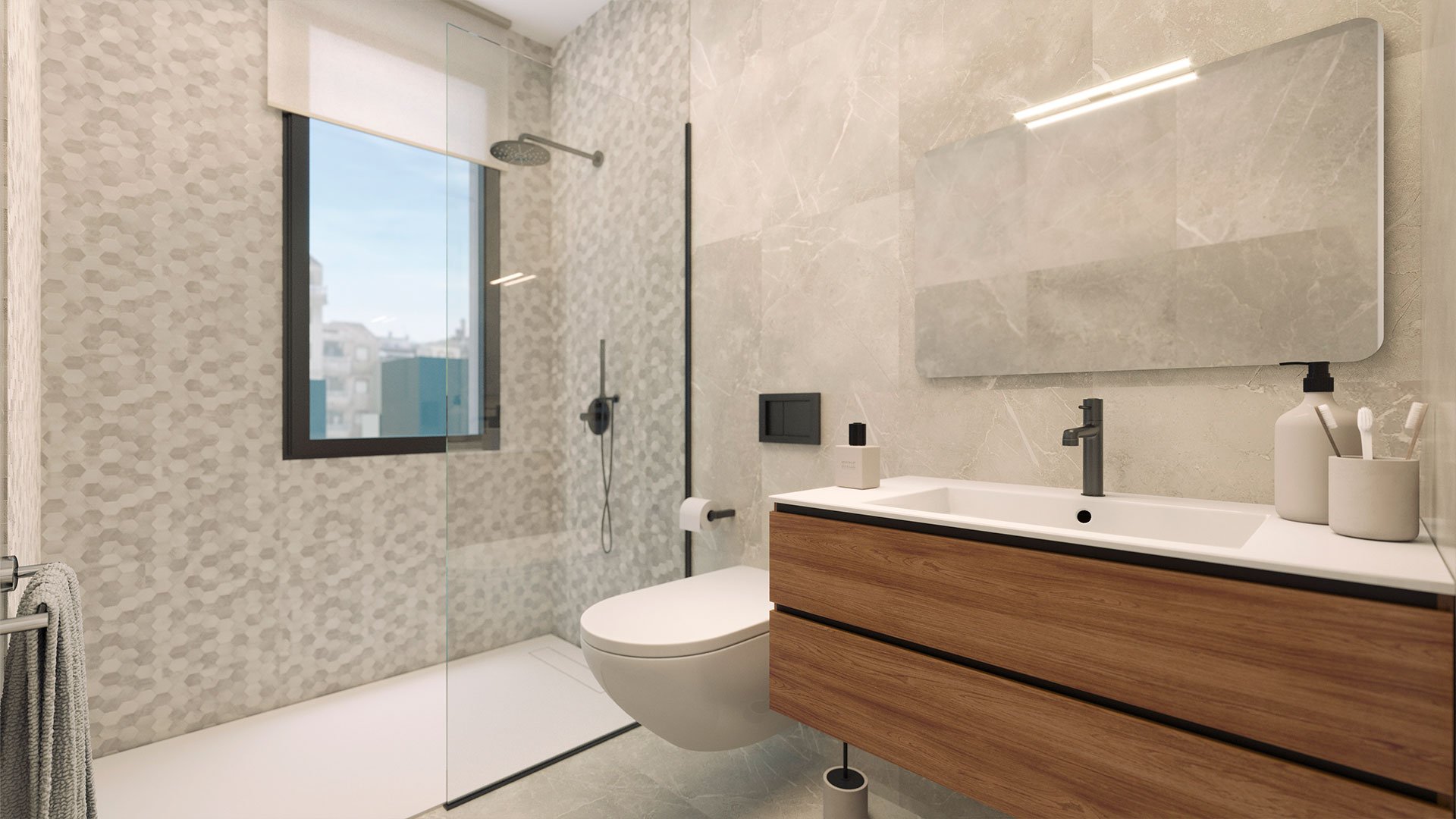 Apartment à Torrevieja, Alicante, Espagne 1 chambre, 54 m2 No. 163952