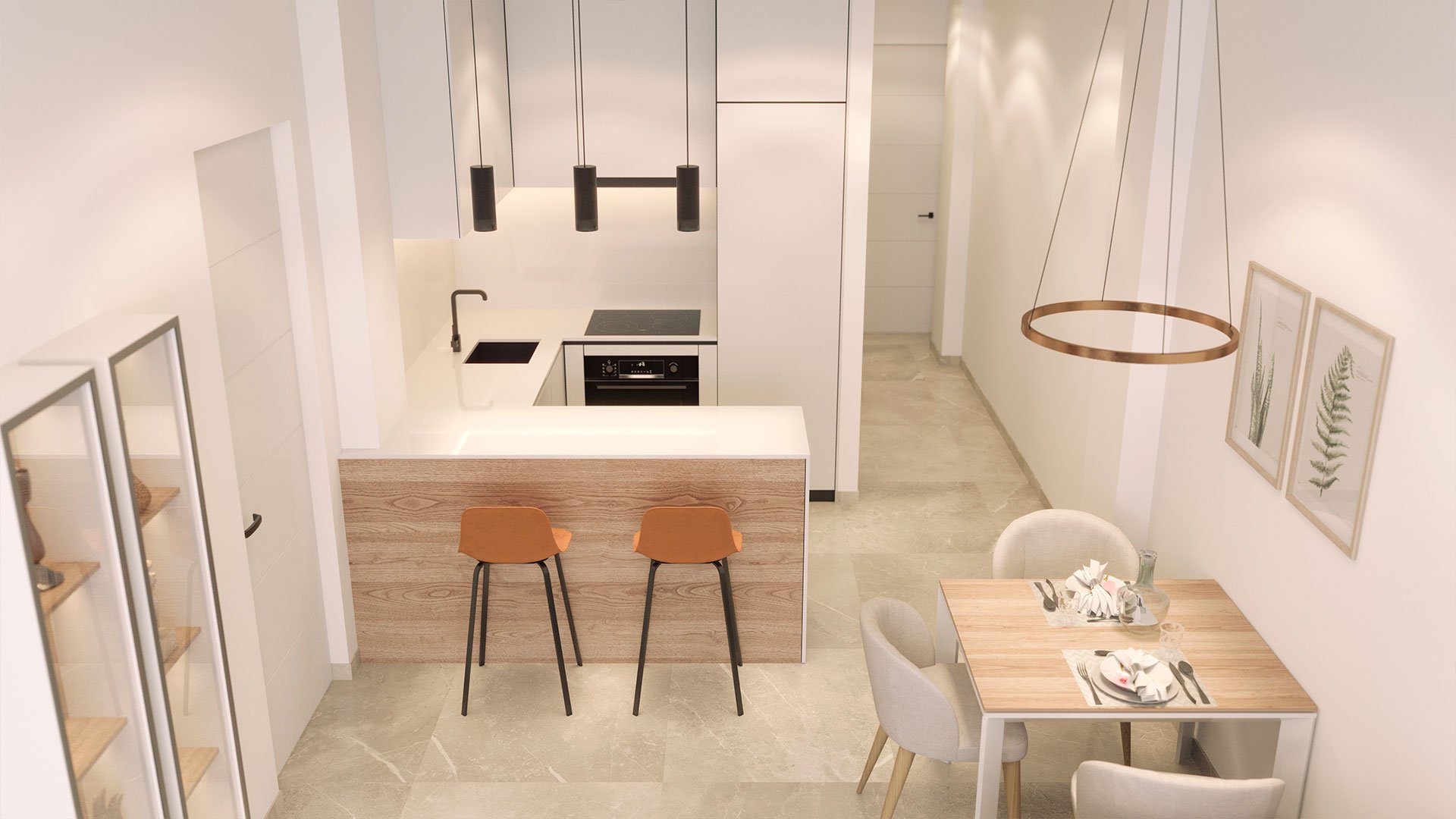Apartment à Torrevieja, Alicante, Espagne 1 chambre, 54 m2 No. 163952