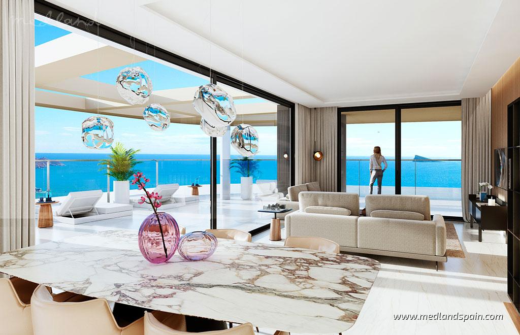 Wohnung in Benidorm, Alicante, Spanien 4 Schlafzimmer, 150 m2 Nr. 66240