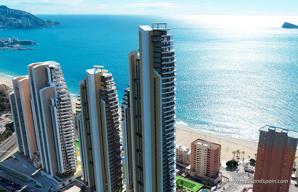 Wohnung in Benidorm, Alicante, Spanien 4 Schlafzimmer, 150 m2 Nr. 66240