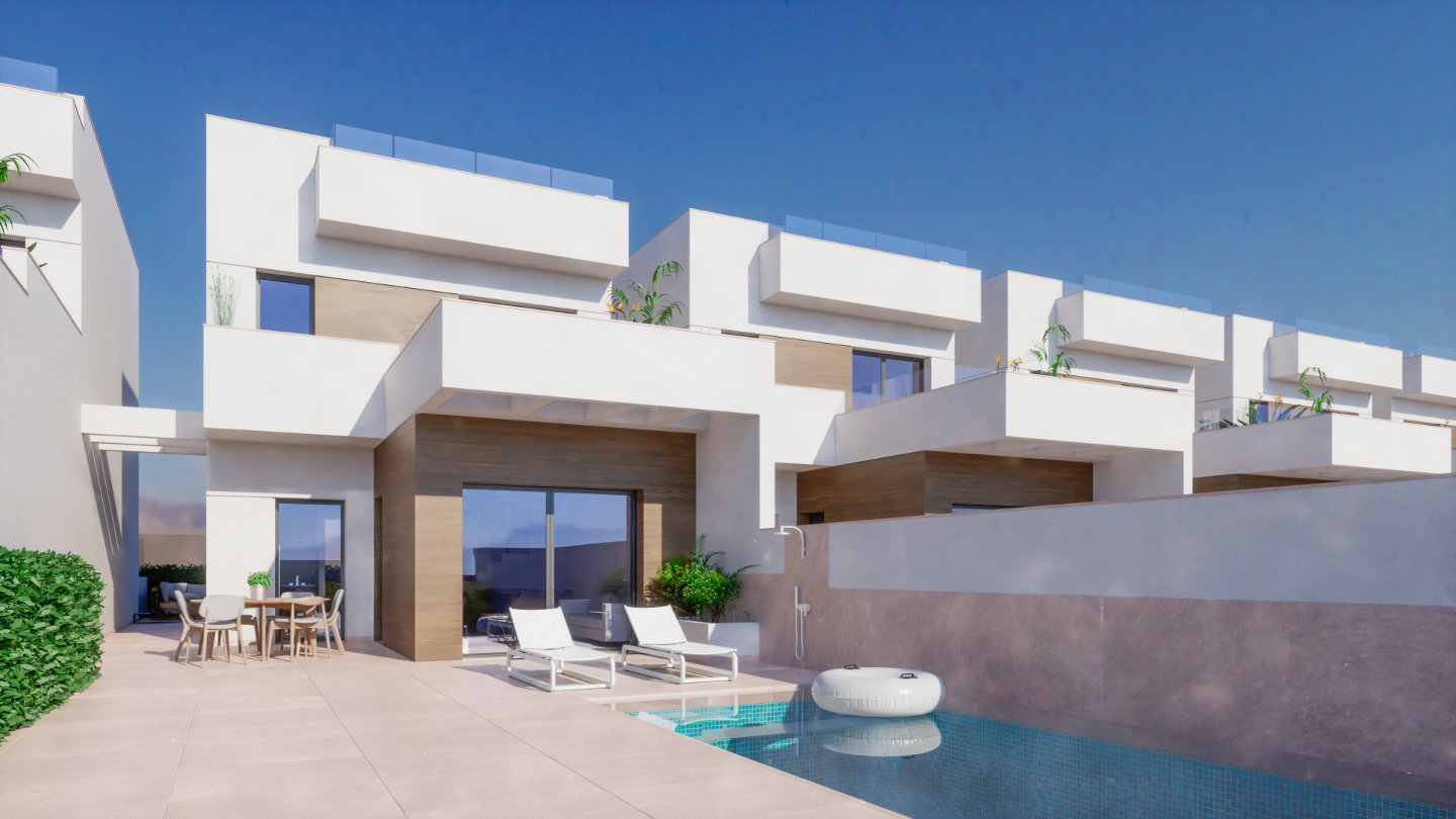 Villa i Los Montesinos, Alicante, Spanien 3 sovrum, 170 kvm. Nr. 79904