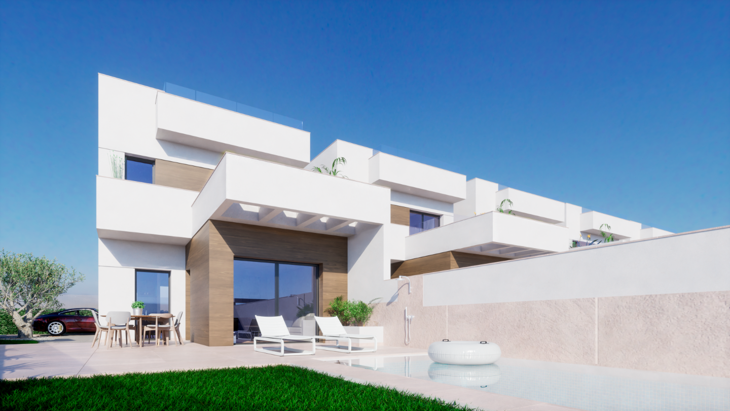 Villa i Los Montesinos, Alicante, Spanien 3 sovrum, 170 kvm. Nr. 79904