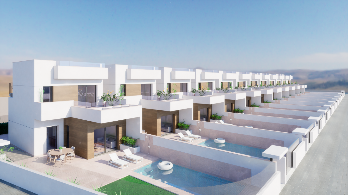 Villa i Los Montesinos, Alicante, Spanien 3 sovrum, 170 kvm. Nr. 79904