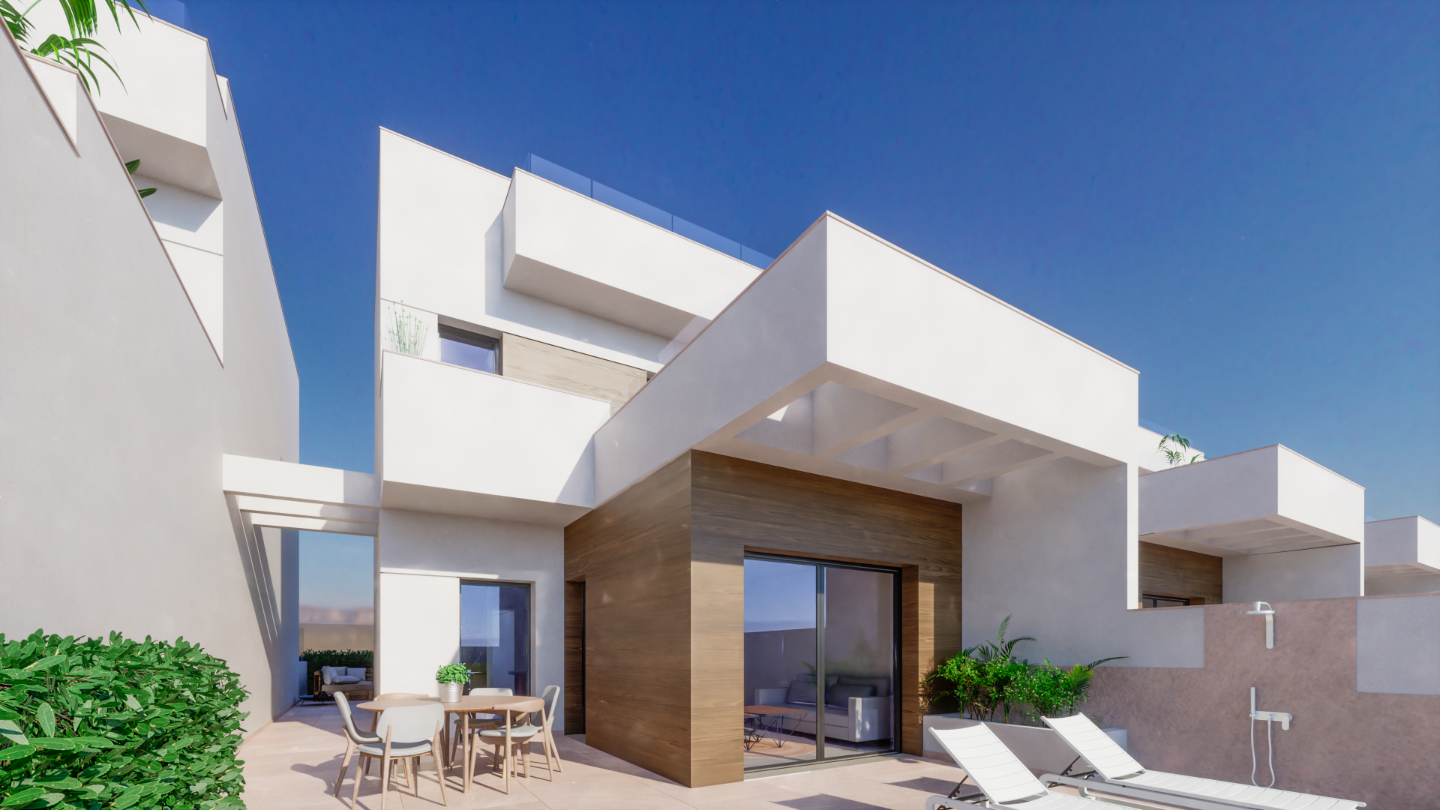Villa i Los Montesinos, Alicante, Spanien 3 sovrum, 170 kvm. Nr. 79904