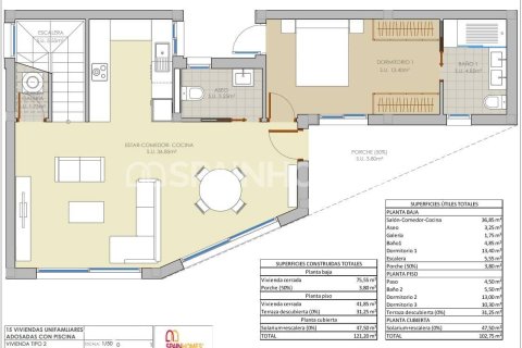 Villa till salu i Rojales, Alicante, Spanien 3 sovrum, 110 kvm. Nr. 51577 - foto 23