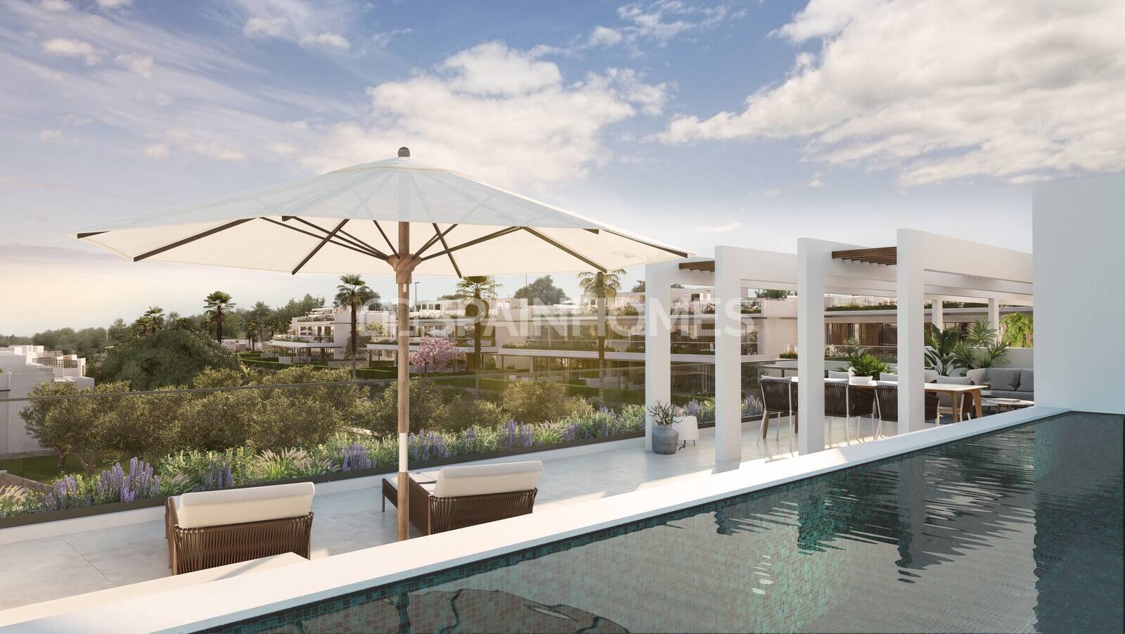 Kattohuoneisto Marbella, Malaga, Espanja 3 makuuhuonetta, 131 m2 No. 71782