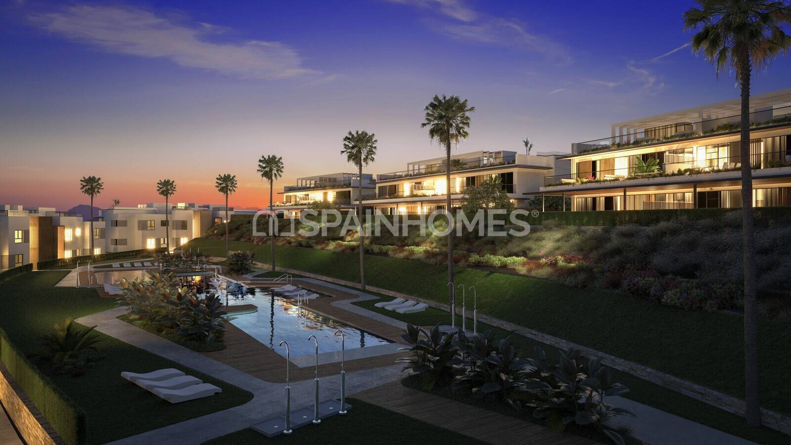 Kattohuoneisto Marbella, Malaga, Espanja 3 makuuhuonetta, 131 m2 No. 71782