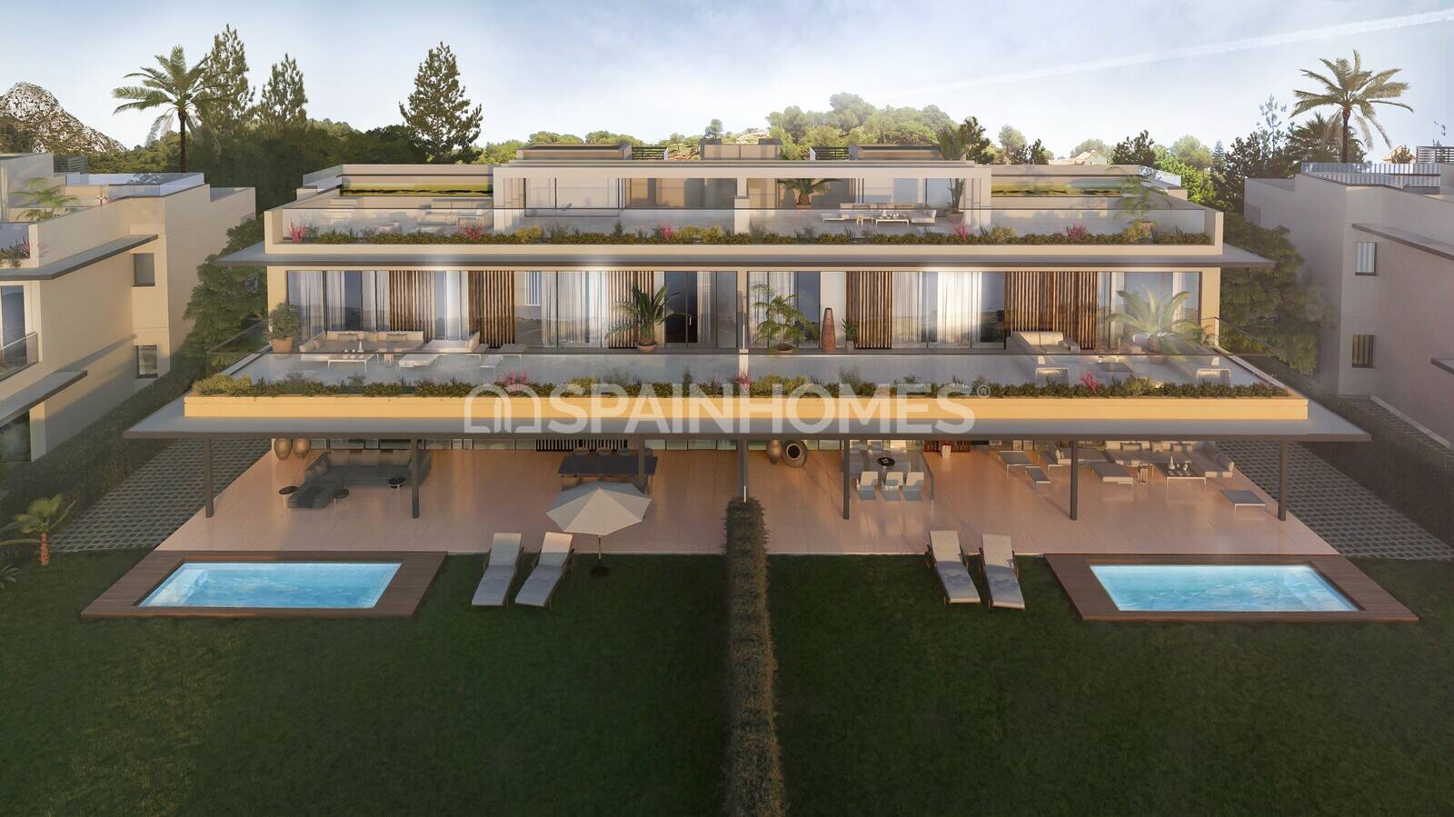 Kattohuoneisto Marbella, Malaga, Espanja 3 makuuhuonetta, 131 m2 No. 71782