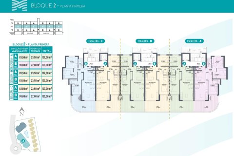 Huoneisto myytävänä Los Alcazares, Murcia, Espanja, 3 makuuhuonetta, 98 m2 No. 135175 - kuva 16