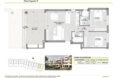Lägenhet till salu i Condado de Alhama Golf Resort, Murcia, Spanien 2 sovrum, 90 kvm. Nr. 187315 - foto 17