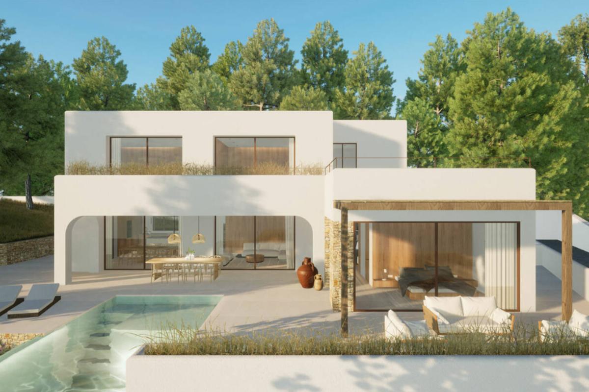 Willa w Moraira, Alicante, Hiszpania 4 sypialnie, 340 mkw. nr 97874