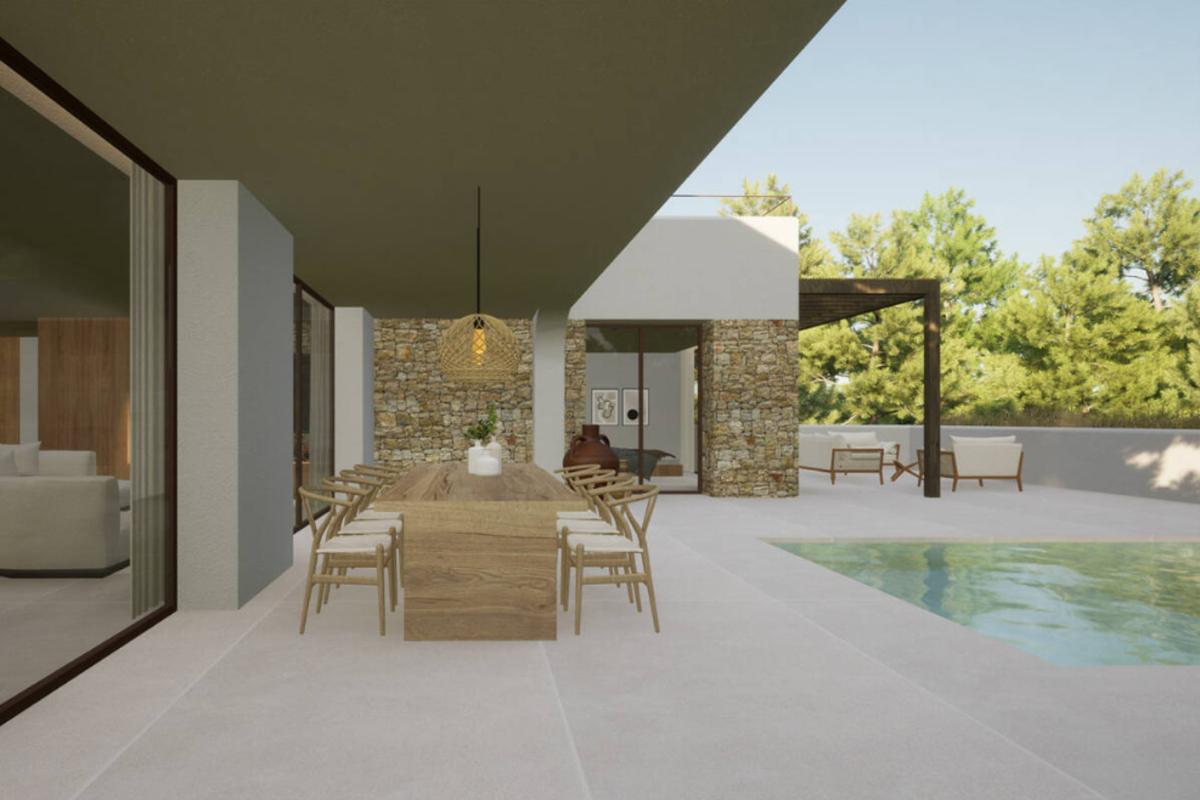 Willa w Moraira, Alicante, Hiszpania 4 sypialnie, 340 mkw. nr 97874