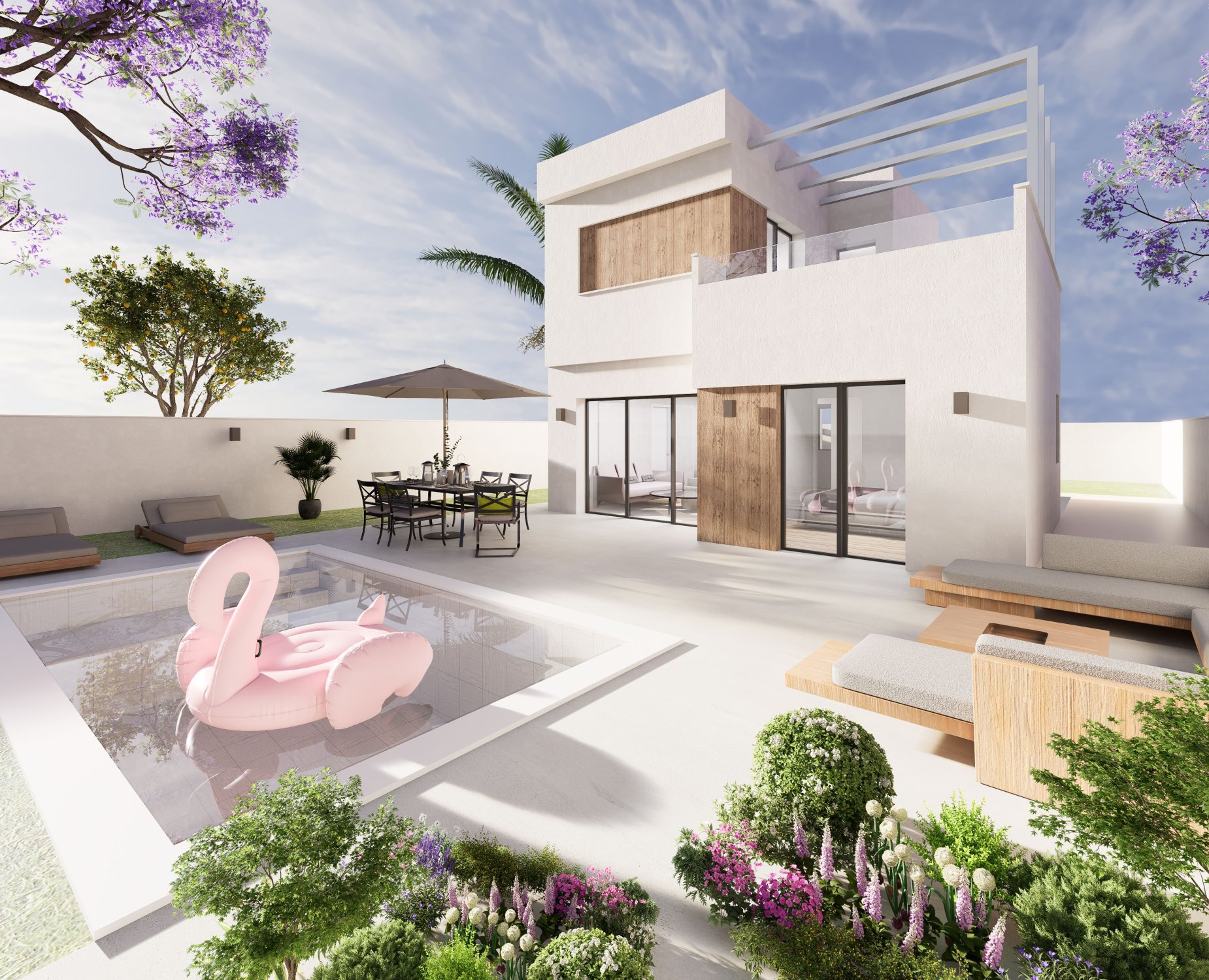 Villa a Ciudad Quesada, Alicante, Spagna 3 camere da letto, 114 mq. N° 136227