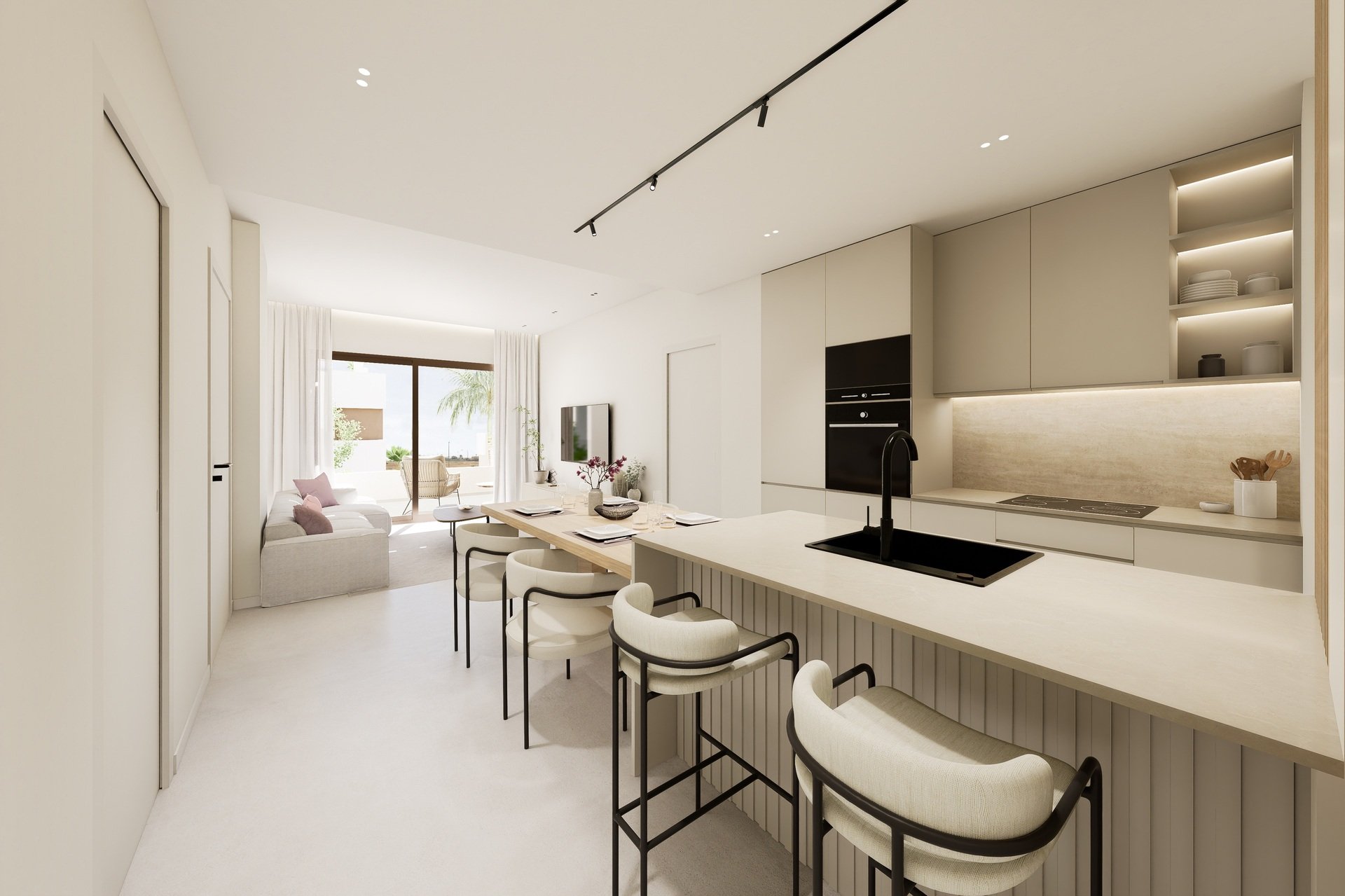 Apartment in Los Alcazares, Murcia, Spain 3 bedrooms,  No. 144203