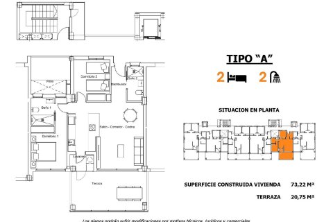 Wohnung zum Verkauf San Miguel de Salinas, Alicante, Spanien 2 Schlafzimmer, 124 m2 Nr. 112529 - Foto 8