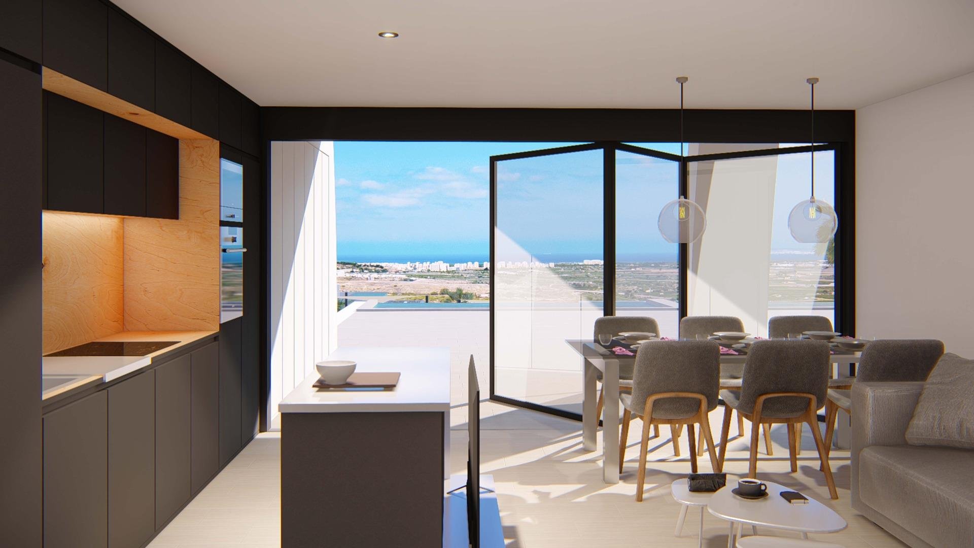 Kattohuoneisto Rojales, Alicante, Espanja 3 makuuhuonetta, 80 m2 No. 96673