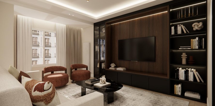 Apartment in Madrid, Spain 3 bedrooms, 200 sq.m. No. 165649