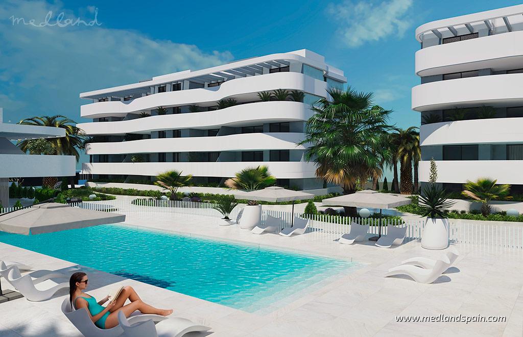 Apartament w Guardamar del Segura, Alicante, Hiszpania 2 sypialnie, 83 mkw. nr 192975