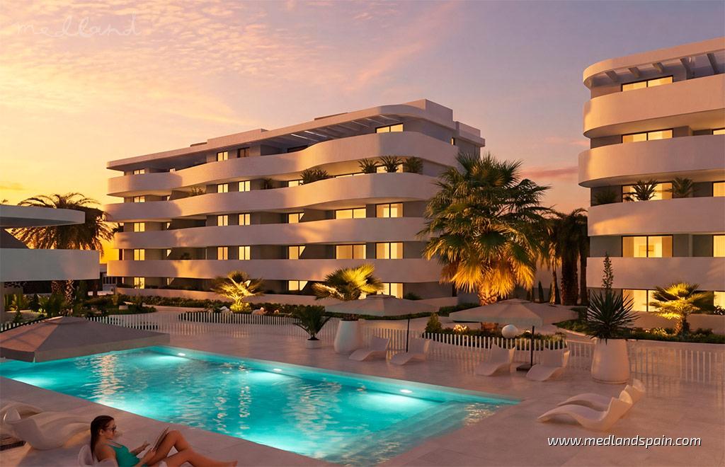 Apartment in Guardamar del Segura, Alicante, Spain 2 bedrooms, 83 sq.m. No. 192973