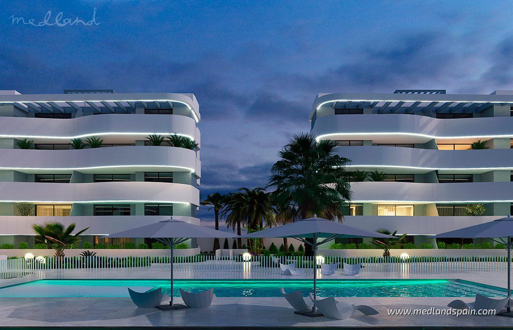 Apartment in Guardamar del Segura, Alicante, Spain 2 bedrooms, 83 sq.m. No. 192973