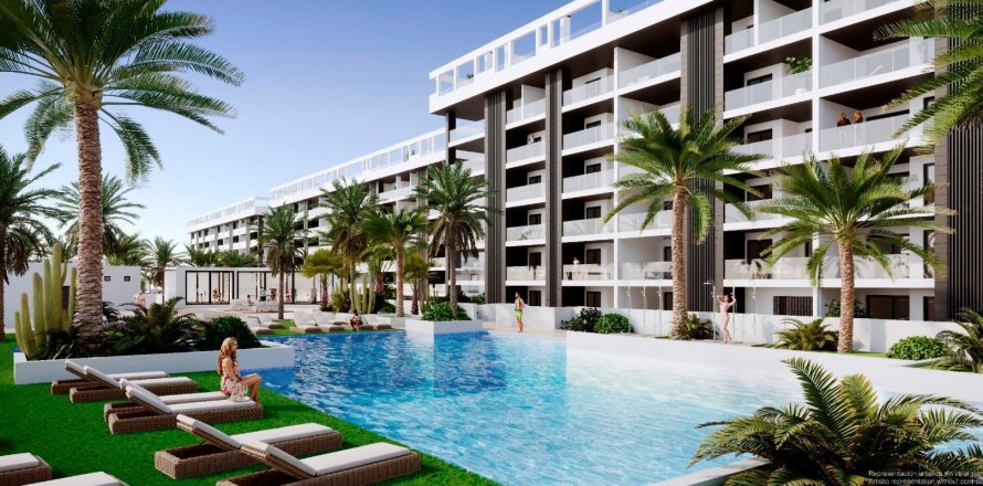 Appartamento a Torrevieja, Alicante, Spagna 3 camere da letto, 96.42 mq. N° 175901