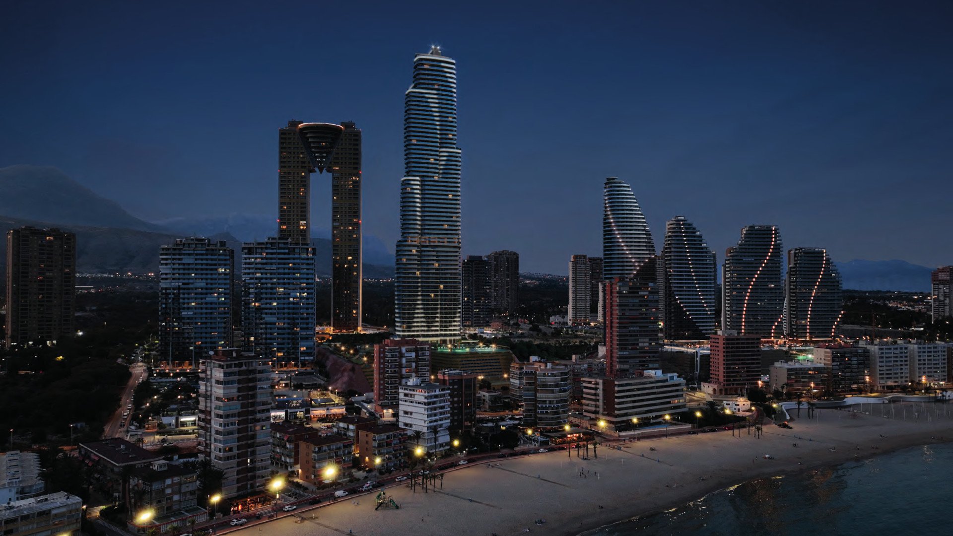 TM Tower in Benidorm, Alicante, Spanien Nr. 146506