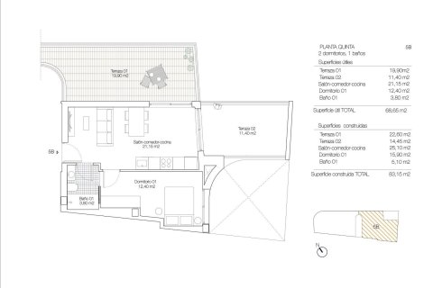 Apartment à vendre à Torrevieja, Alicante, Espagne, 1 chambre, 83 m2 No. 188963 - photo 3