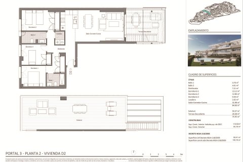 Продажа пентхауса в Эстепона, Малага, Испания 3 спальни, 130м2 №169419 - фото 9
