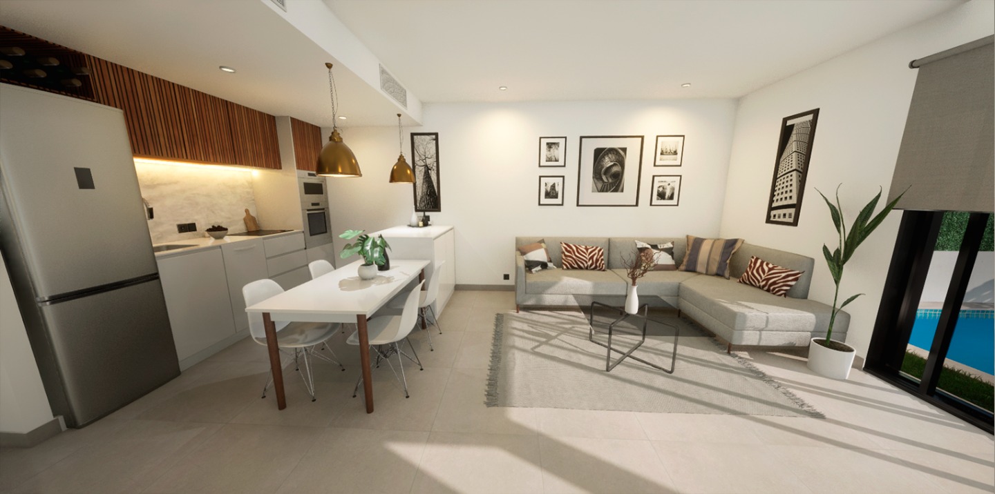 Villa à Los Alcazares, Murcia, Espagne 3 chambres, 103 m2 No. 80865