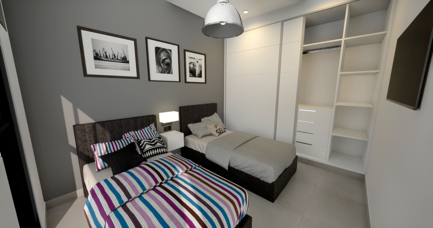 Villa à Los Alcazares, Murcia, Espagne 3 chambres, 103 m2 No. 80865