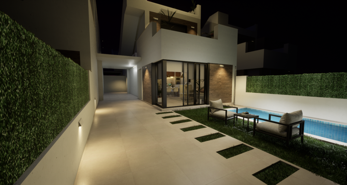 Villa à Los Alcazares, Murcia, Espagne 3 chambres, 103 m2 No. 80865