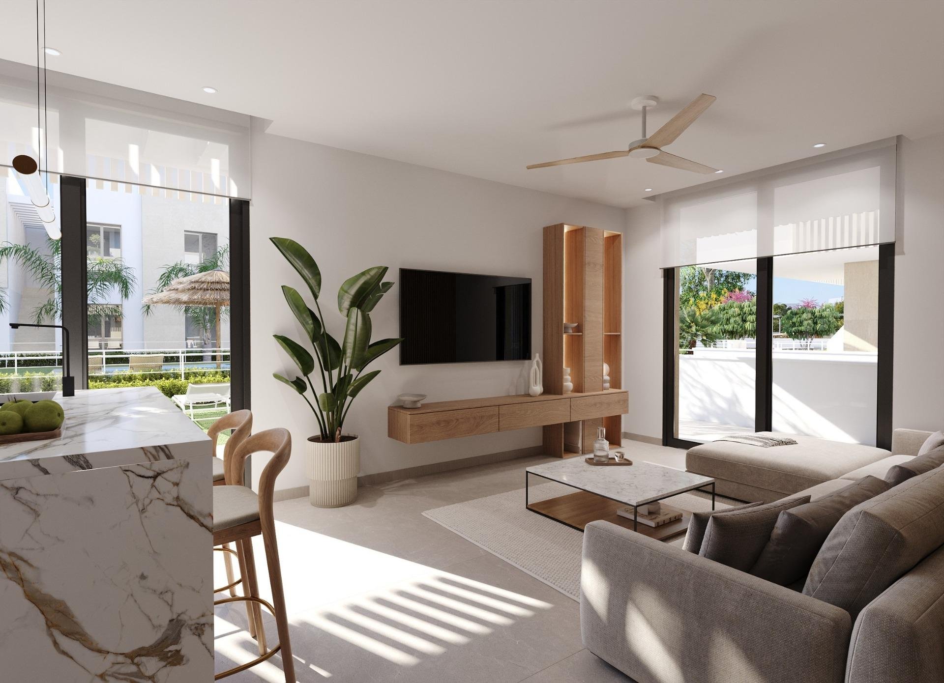 Huoneisto Torre-Pacheco, Murcia, Espanja 2 makuuhuonetta, 96 m2 No. 192894