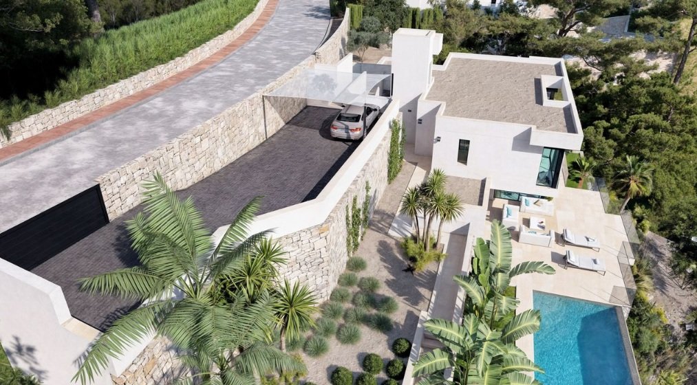 Villa i Benissa, Alicante, Spanien 4 sovrum, 436 kvm. Nr. 145423