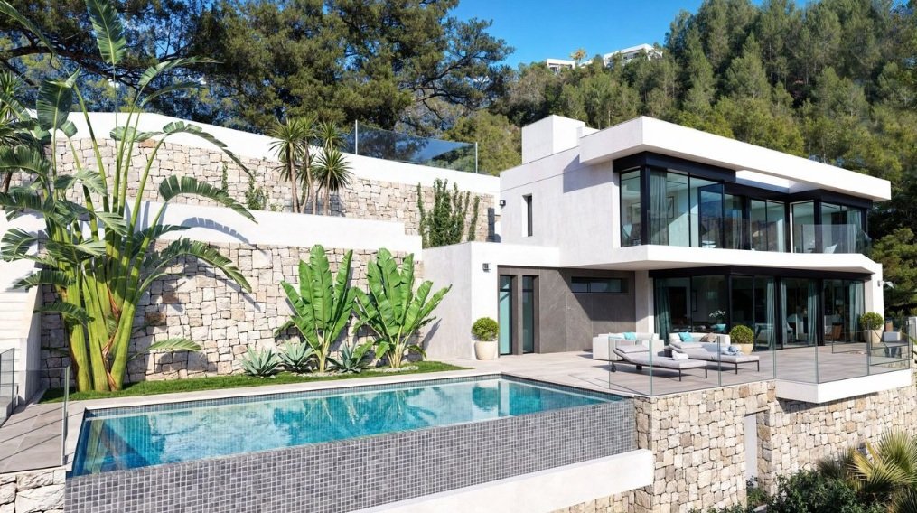Villa i Benissa, Alicante, Spanien 4 sovrum, 436 kvm. Nr. 145423