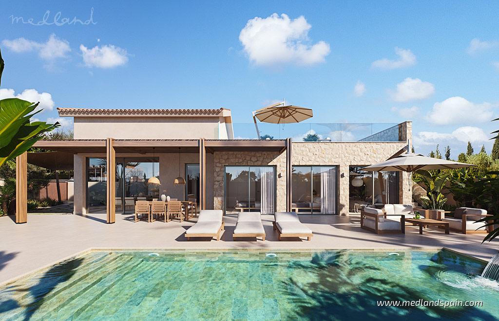 Villa in Mar Menor Golf Resort, Murcia, Spanien 3 Schlafzimmer, 130 m2 Nr. 155269