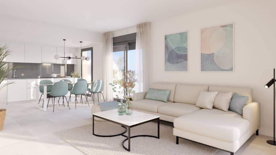Wohnung in Mijas, Malaga, Spanien 3 Schlafzimmer, 111 m2 Nr. 134524